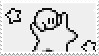 stamp of kirby from kirby's dreamland